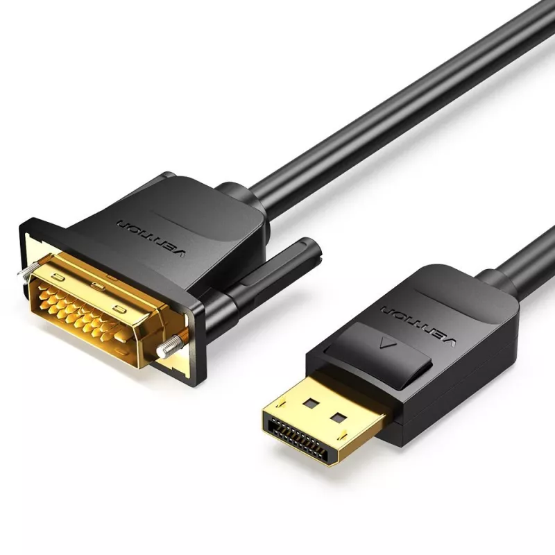 VENTION Καλώδιο DisplayPort σε DVI 1m Μαύρο HAFBF