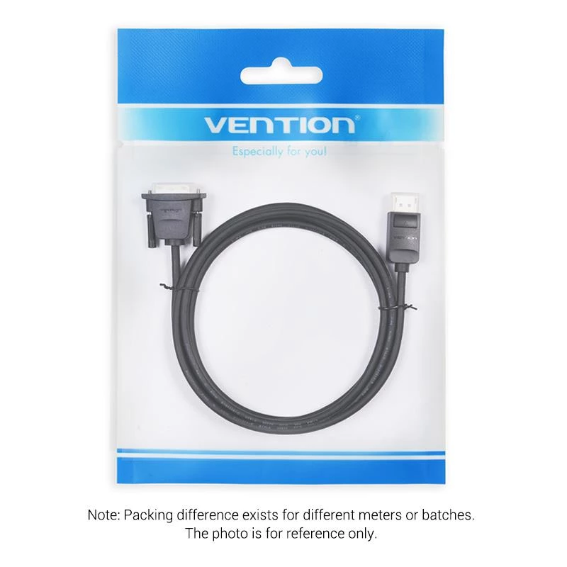 VENTION Καλώδιο DisplayPort σε DVI 1m Μαύρο HAFBF