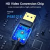 VENTION Καλώδιο DisplayPort σε DVI 1m Μαύρο HAFBF
