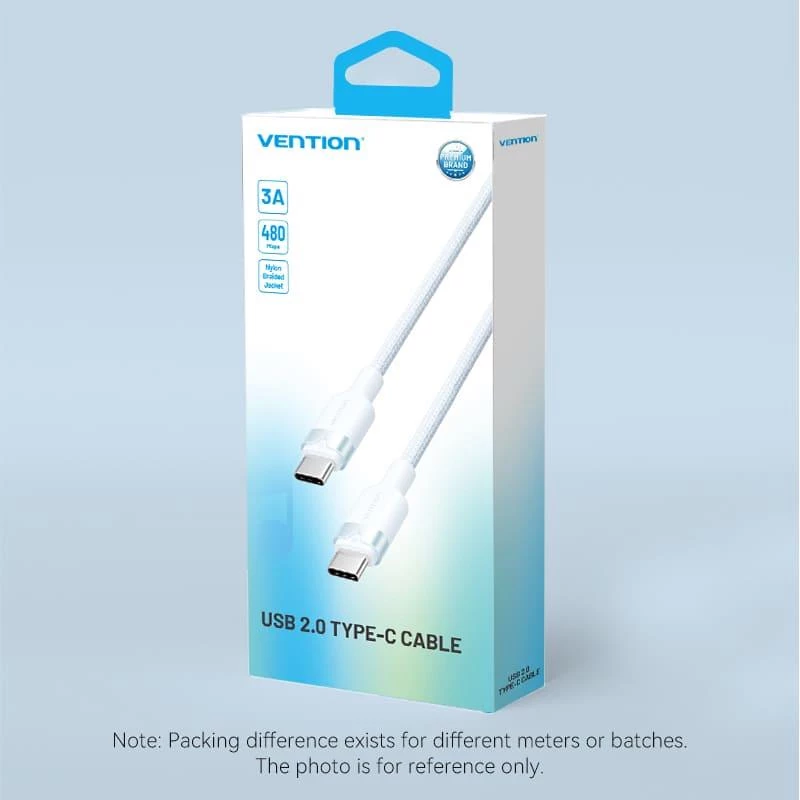 VENTION TRDBF Καλώδιο USB-C σε USB-C 1m Μαύρο