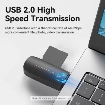 VENTION USB 2.0 Αναγνώστης Καρτών Μνήμης CLEB0
