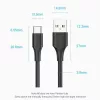 VENTION Καλώδιο USB-C σε USB 2.0 2m Μαύρο CTHBH
