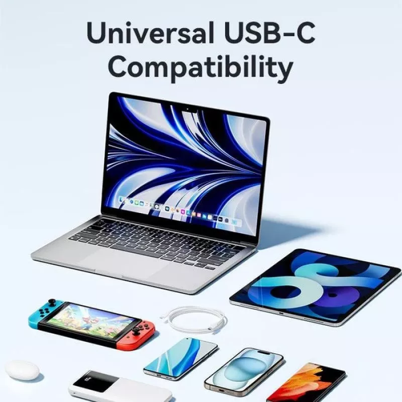 VENTION Καλώδιο USB-C σε USB-C 1m Μαύρο TRCBF