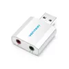 VENTION VAB-S13 USB 2.0 Κάρτα Ήχου με 2-Port Hub