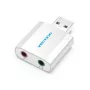 VENTION VAB-S13 USB 2.0 Κάρτα Ήχου με 2-Port Hub