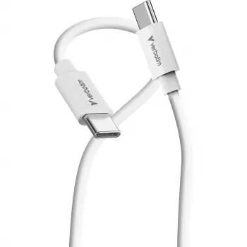 Verbatim Essentials USB 2.0 Καλώδιο USB-C σε USB-C 1m Μαύρο TPE