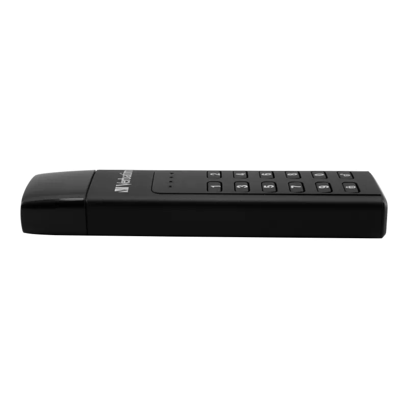 Verbatim Keypad Secure 32GB USB 3.2 Gen 1 Flash Drive με κρυπτογράφηση υλικού AES-256-bit - Μαύρο