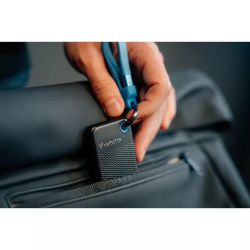 Verbatim Pocket SSD 256GB USB 3.2 Gen 2 Type-C Εξωτερικός στερεός δίσκος, Μαύρο/Μπλε 32416