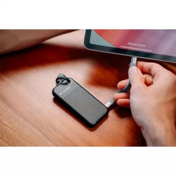 Verbatim Pocket SSD 512GB USB 3.2 Gen 2 Type-C Εξωτερικός στερεός δίσκος, μαύρο/γκρι 32282