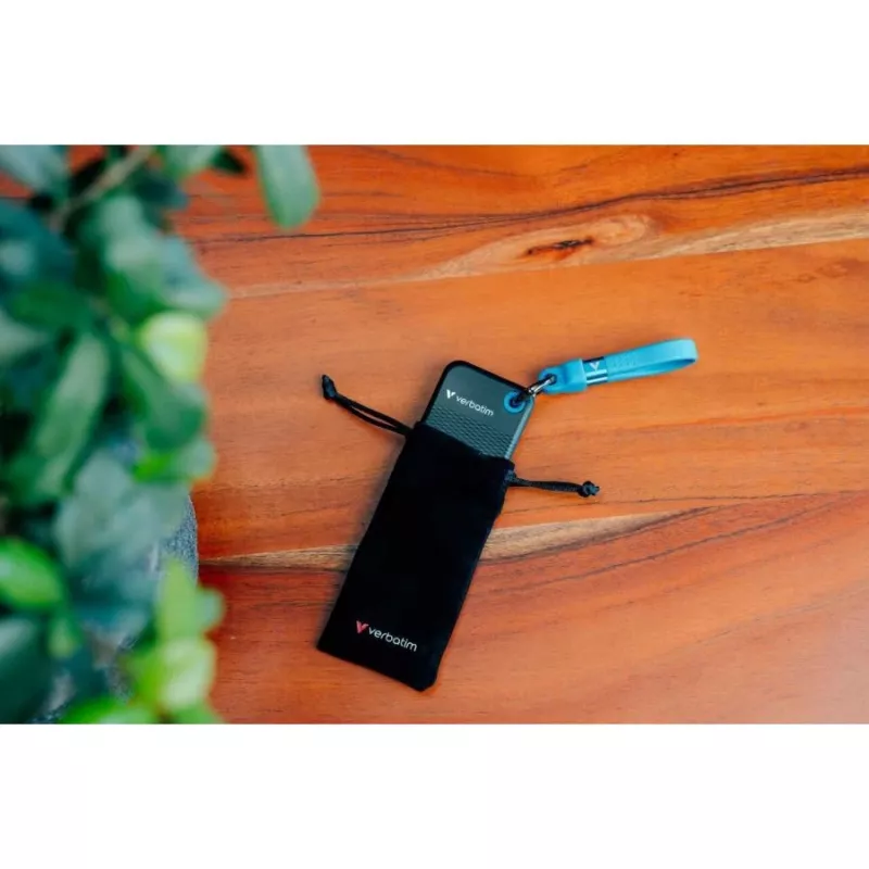 Verbatim Pocket SSD 512GB USB 3.2 Gen 2 Type-C Εξωτερικός στερεός δίσκος, μαύρο/μπλε 32283