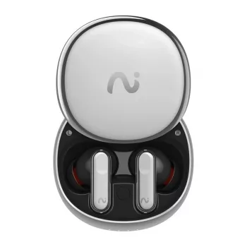 VIAIM Nano+ AI Ακουστικά Earbuds με φωνητικό καταγραφέα (Ασημί)