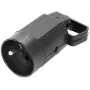 Viplast 315-05 φορητή πρίζα με γείωση και λαβή, 2P+Z, 16 A, 250 V, IP20, μαύρο