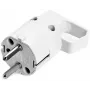 VIPLAST 325-01 Βύσμα Schuko με Δακτύλιο Λαβής, 16A 250V, IP20, Λευκό