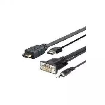 VivoLink PRO HDMI+USB και Micro VGA Επιτοίχιος Διακόπτης (PROHDMIMVGA3)