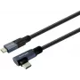 Vivolink PROUSBCMM10A καλώδιο USB-C σε USB-C γωνιακό 1m 10Gbps 100W 4K