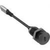 Vivolink Πρίζα γραφείου USB-C Μαύρο με καλώδιο USB-C 0,3 m