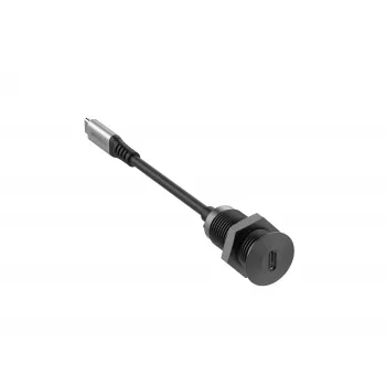 Vivolink Πρίζα γραφείου USB-C Μαύρο με καλώδιο USB-C 0,3 m