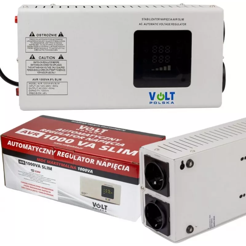 Volt Polska AVR 1000VA Slim σταθεροποιητής τάσης