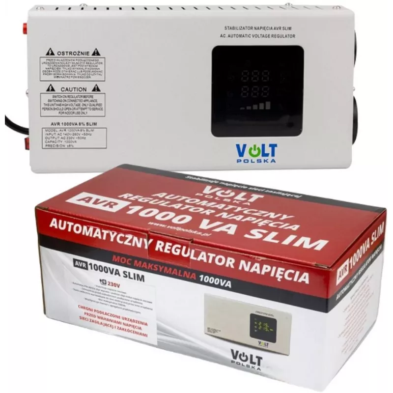 Volt Polska AVR 1000VA Slim σταθεροποιητής τάσης