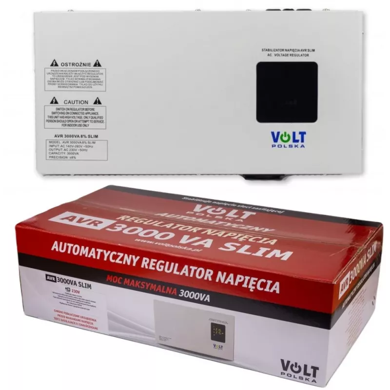 Volt Polska AVR 3000VA Slim 8% Σταθεροποιητής τάσης