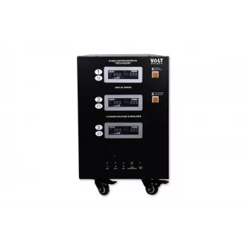 VOLT POLSKA AVR PRO 25000VA τριφασικός σταθεροποιητής τάσης αυτόματος 3% ακρίβεια σερβοκινητήρα