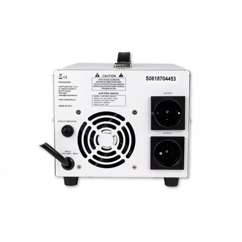 Volt Polska AVR PRO 3000VA 3% Σταθεροποιητής τάσης