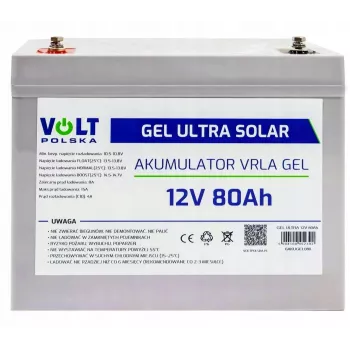 Volt Polska Gel VPRO 12V 80Ah Μπαταρία