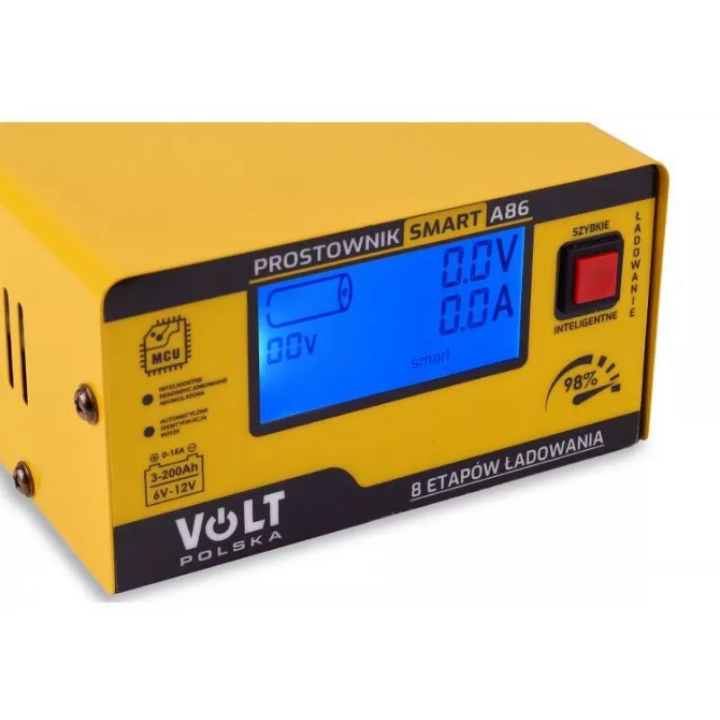 VOLT POLSKA Smart Volt Φορτιστής Μπαταρίας 6V/12V 15A - Μοντέλο 29459