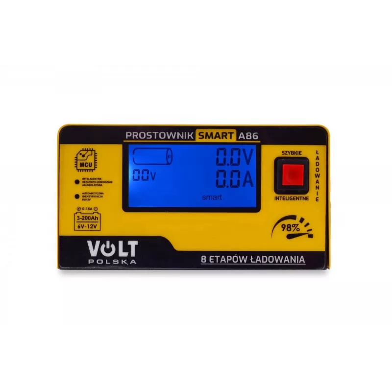 VOLT POLSKA Smart Volt Φορτιστής Μπαταρίας 6V/12V 15A - Μοντέλο 29459