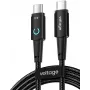 VOLTAGE PowerAngle καλώδιο USB-C σε USB-C 100W PD 1m μαύρο