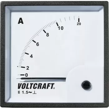 VOLTCRAFT AM-72X72/10A Αναλογικό Αμπερόμετρο Εντοιχισμού 10A AC Σιδηροκινητικό