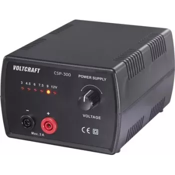 VOLTCRAFT CSP-300 καθολικό τροφοδοτικό switching, επιλέξιμο 3-12 V DC, 3 A max., 36 W, 1 έξοδος, τροφοδοτούμενο από δίκτυο VC-17192775