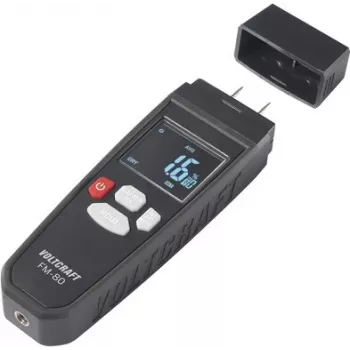 Voltcraft FM-80 μετρητής υγρασίας υλικών με αισθητήρα βελόνας και επαγωγική λειτουργία για ξύλο και οικοδομικά υλικά VC-14432275