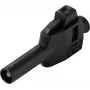 VOLTCRAFT MP-4 βύσμα εργαστηρίου, σύνδεση με σφιγκτήρα, ευθύ, 4 mm ακίδα, μαύρο, 32 A, 60 V DC VC-17195190
