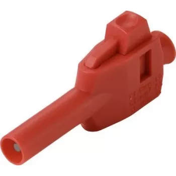 VOLTCRAFT MP-4 βύσμα εργαστηρίου με σύνδεση ακροδέκτη, ευθύ, ακίδα 4 mm, κόκκινο, 1 τεμ. (VC-17195255)