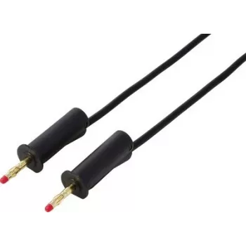 VOLTCRAFT MSB-132 μαύρο καλώδιο μέτρησης ασφαλείας 2 m, επιστοιβαζόμενα βύσματα 4 mm, 32 A, 1000 V CAT III VC-18709995