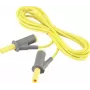 VOLTCRAFT MSB-501 Καλώδιο μέτρησης ασφαλείας, 4 mm επισωρεύσιμο βύσμα banana σε ίδιο, 2 m, Κίτρινο, CAT III 1000 V / CAT IV 600 V, 16 A VC-8063480