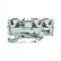 WAGO 2206-1301 κλέμα διέλευσης 3 αγωγών με μοχλό, 6 mm², γκρι