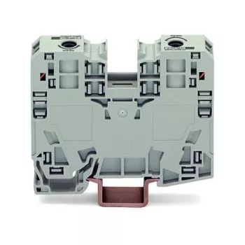 WAGO 285-135 Κλέμα διέλευσης 2 αγωγών, 35 mm², CAGE CLAMP, γκρι