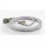 Wantec Flat FTP CAT6 Καλώδιο δικτύου 10m Λευκό