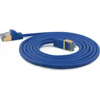 Wantec Καλώδιο δικτύου SSTP CAT7 βύσμα CAT6a d=4mm 25,00m μπλε