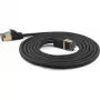 Wantec Καλώδιο Patch SSTP CAT7 Αρσενικό CAT6a d=4mm 20,00m Μαύρο
