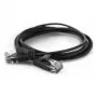 Wantec καλώδιο patch UTP CAT6a 25m μαύρο