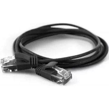 Wantec καλώδιο patch UTP CAT6a d=2,8mm 20,00m μαύρο