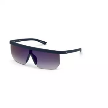 WEB EYEWEAR ανδρικό γυαλί ηλίου WE0221-91X ορθογώνιο acetate μαύρο σκελετός γκρι φακοί 54mm