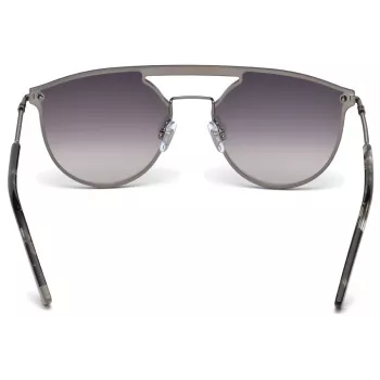 WEB EYEWEAR WE0193-08C unisex ορθογώνιο γυαλί ηλίου σκελετός ασετάτ Havana καφέ φακοί πολυανθρακικού UV400