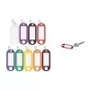 WEDO κρίκος κλειδιών με δακτύλιο, 18 mm, πορτοκαλί πλαστικό, λευκή αντικαταστάσιμη ετικέτα, 100 τεμ. (262 801806)