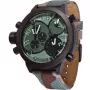 WELDER MAN K29-8004 53mm Αναλογικό ρολόι κουάρτζ Μαύρο καντράν Δερμάτινο λουράκι