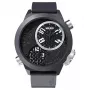 WELDER MAN K32-9202 50mm Ανδρικό Quartz Ρολόι Μαύρο Καντράν Δερμάτινο Λουράκι