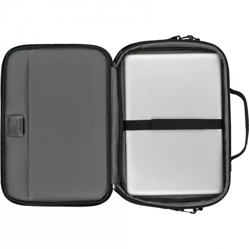 Wenger BQ 16 Laptop Brief Essential μαύρη θήκη φορητού υπολογιστή 16 ιντσών
